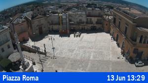 webcam su Piazza Roma a Montescaglioso