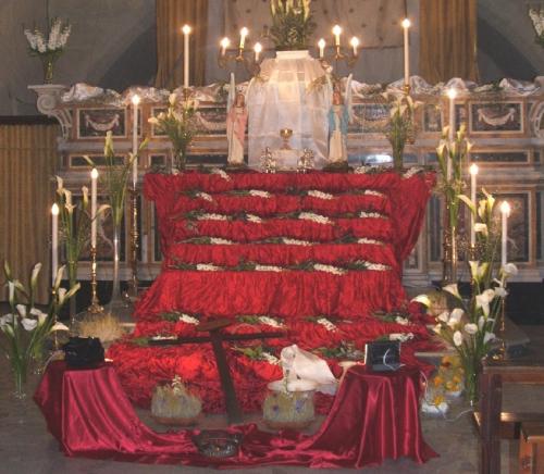 S. Agostino: sepolcro del Giovedì Santo