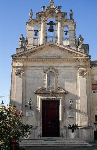 La chiesa di San Rocco in piazza Roma a Montescaglioso
