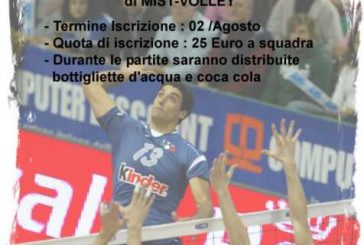 Torneo di MIST-VOLLEY, termine iscrizioni