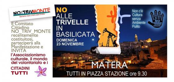 No alle Trivelle in Basilicata
