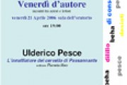 Ulderico Pesce presenta il suo libro