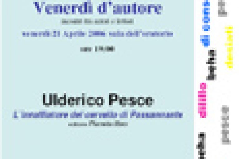 Ulderico Pesce presenta il suo libro