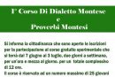 1° corso di dialetto e proverbi montesi