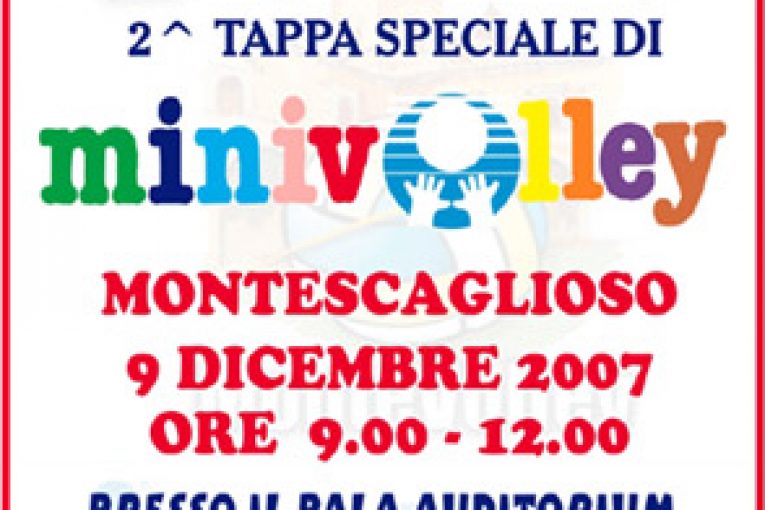 Seconda tappa speciale di MINIVOLLEY
