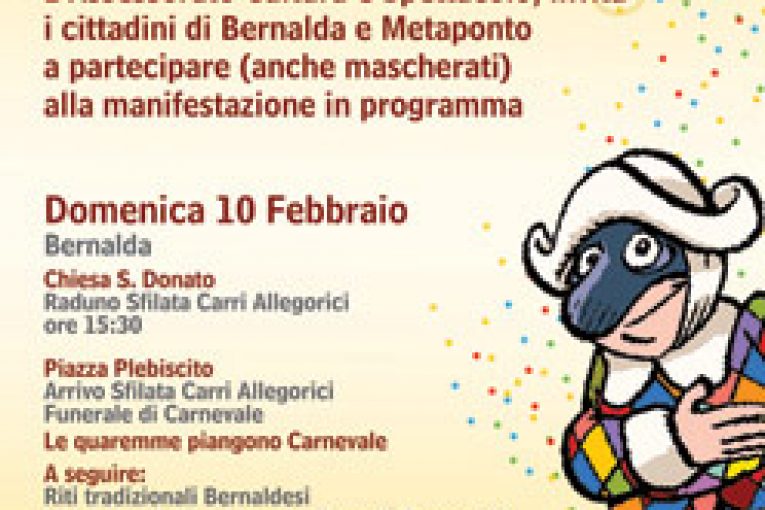 Carnevale montese a Bernalda