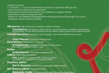 25 APRILE Resistiamo. la resistenza è il filo che unisce