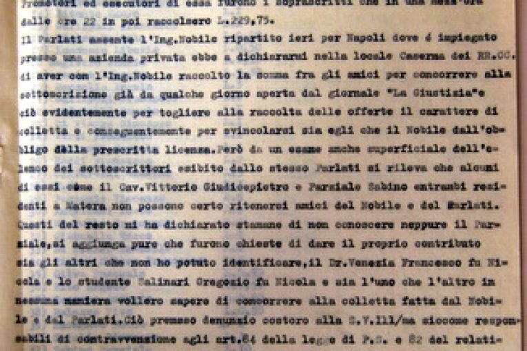 La lista Matteotti, seconda parte