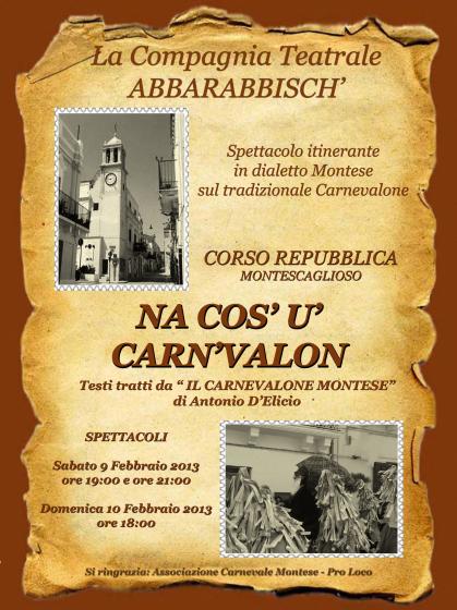 Locandina Na cos u Carnvalon