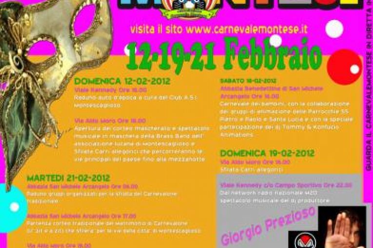 Presentato il programma della 53sima Edizione del Carnevale Montese