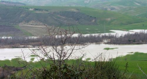 Irsina: esondazione del Bradano presso Monte S. Angelo