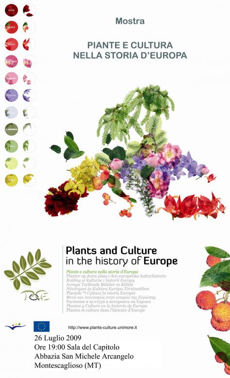 Mostra: La storia dell’Europa attraverso le piante.