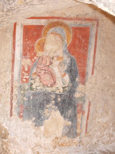 Affresco a Madonna delle Tre Port Affresco a Madonna delle Tre Port