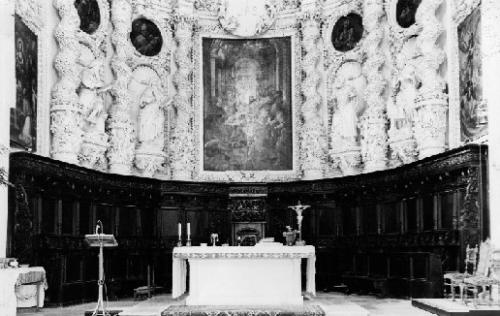 Lecce: coro dell'abbazia di Montescaglioso