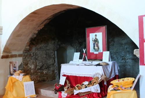 L'altare di S. Biagio.