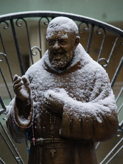 anche San Pio se la gode!