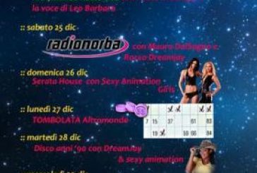 Altromondo disco pub,programma  Natalizio,ospite d eccezione Nicolò Torielli da le Iene