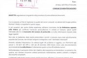 ECCO A VOI, come NON dovrebbero essere protocollati i documenti al Comune!