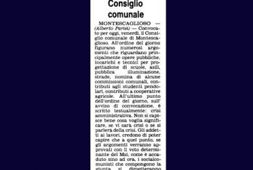 6 NOVEMBRE: E, ALLA FINE, CRISI!