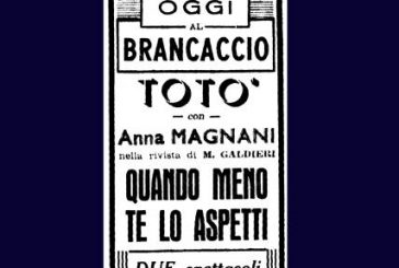10 GIUGNO: DUE GRANDI PER DUE SPETTACOLI