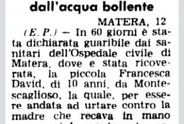 13 APRILE: ACQUA BOLLENTE