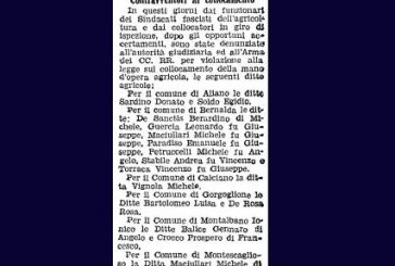 13 LUGLIO: MANO D’OPERA AGRICOLA