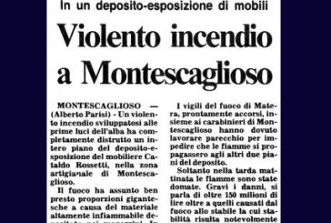 15 LUGLIO: INCENDIO DOLOSO