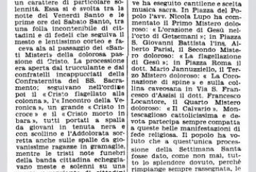 18 APRILE: SANTI MISTERI