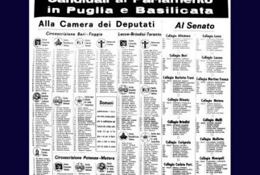 18 MAGGIO: I CANDIDATI