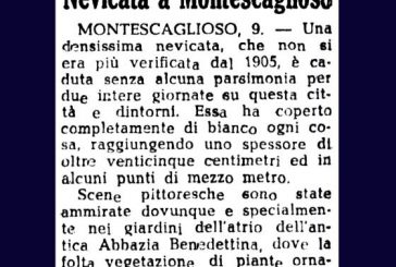 11 GENNAIO: DUE GIORNI DI NEVE