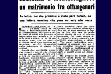 27 FEBBRAIO: MATRIMONIO FRA OTTANTENNI