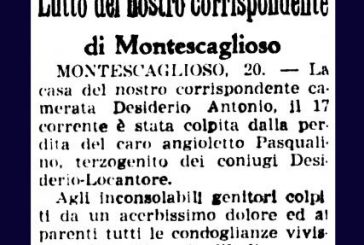 21 GIUGNO: CONDOGLIANZE CAMERATESCHE