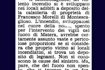 23 SETTEMBRE: VIOLENTO INCENDIO