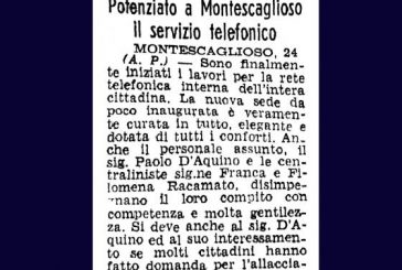 25 NOVEMBRE: SERVIZIO TELEFONICO