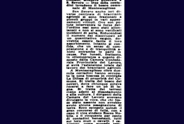 27 NOVEMBRE: INVASIONI DI TERRE