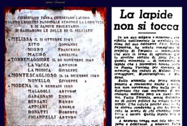 30 DICEMBRE: LA LAPIDE NON SI TOCCA