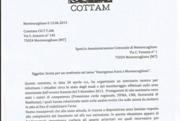 COTTAM offre il suo aiuto all’amministrazione comunale