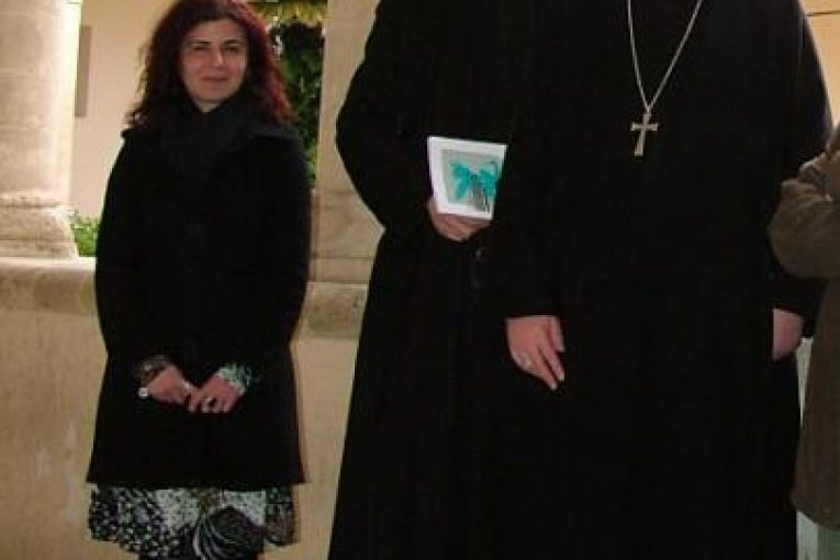 L’Abate di Cava in visita nell’abbazia