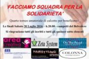 CARITAS – Comunicato torneo di beneficenza 2016