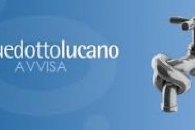 Sospensione erogazione all intero abitato.