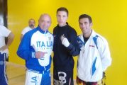 Kickboxing: Michele Dichio (Maestro Gino Clemente) al collegiale con il tecnico della Nazionale low kick