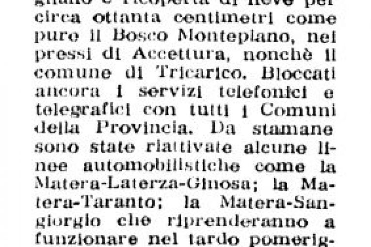 60 anni e 11 mesi fa: l’Italia in bianco.