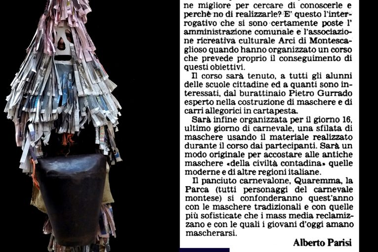 Carri allegorici in cartapesta dal 1988