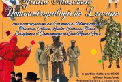 Montescaglioso, sfilata maschere demoantropologiche dei Carnevali tradizionali lucani