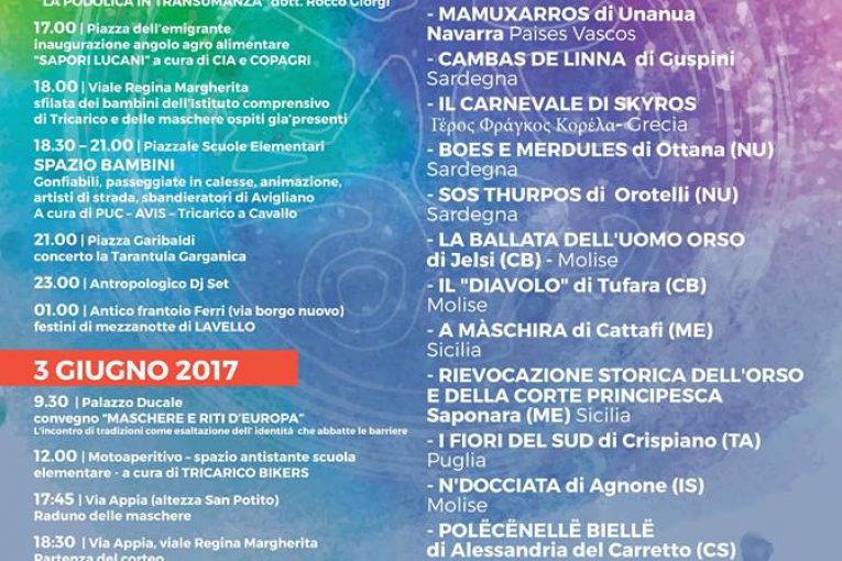 Montescaglioso al 6° raduno delle Maschere Antropologiche di Tricarico