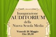 Montescaglioso, inaugurazione auditorium scuola media