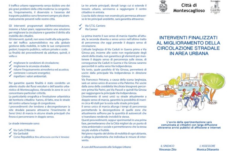 Piano Traffico Brochure informativa.