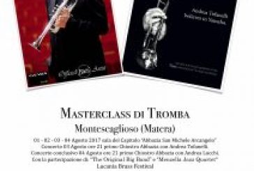 Montescaglioso, Masterclass di Tromba