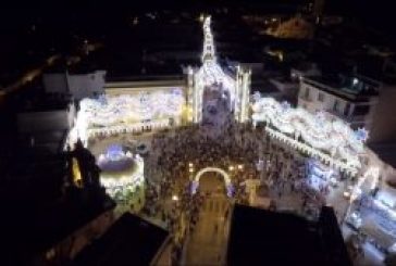 Montescaglioso, accensione luminarie ditta Faniuolo video