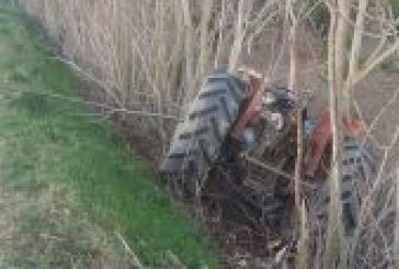 Incidente con il trattore: intervento dell’elicottero